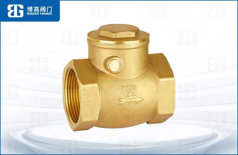 黃(huang)銅卧式止回(huí)閥