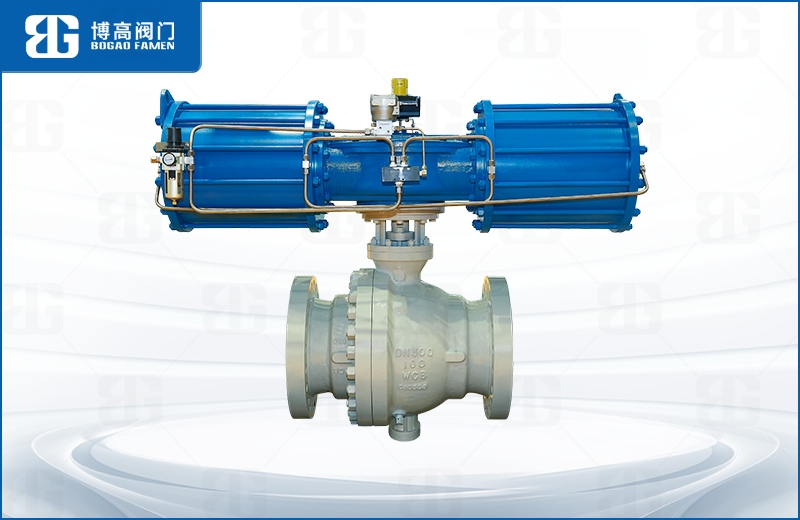 氣動鑄鋼(gāng)固定式球(qiu)閥